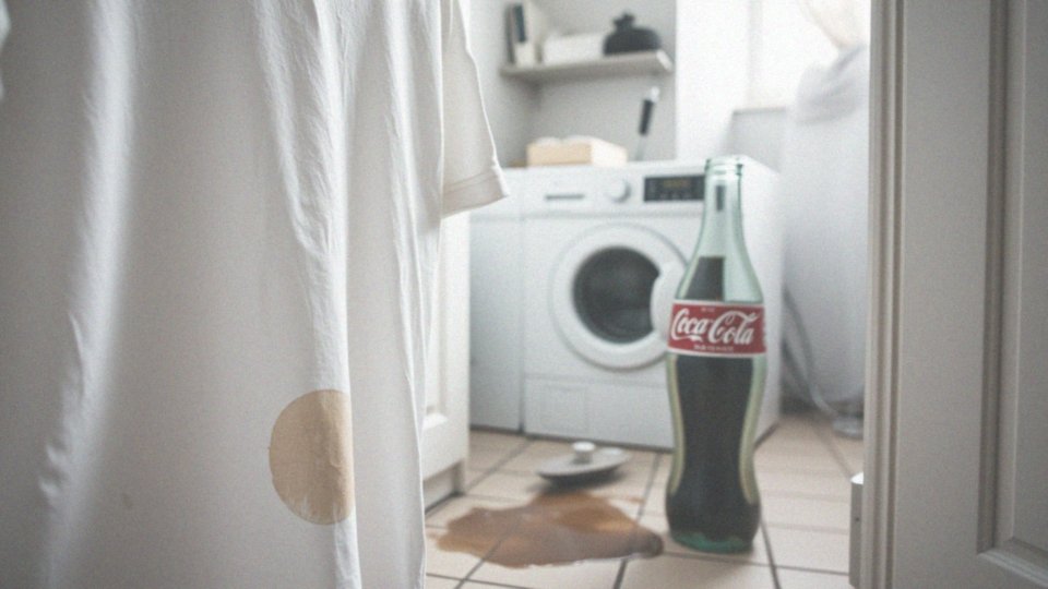 W jaki sposób coca-cola rozbija tłuste plamy?